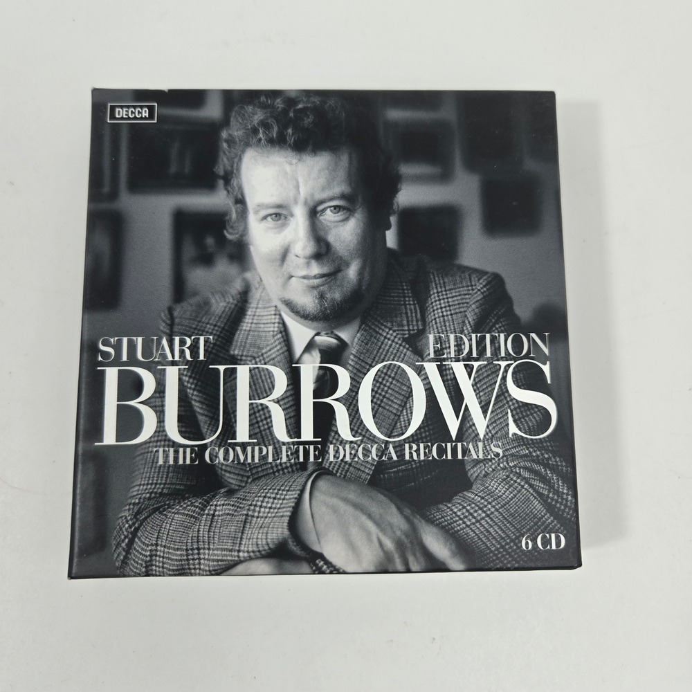 Stuart Burrows The Complete Decca Recitals 6 CD Box Set Decca NM 028947653530